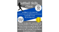 Free Softball Skills Clinic 7/13 & 7/14